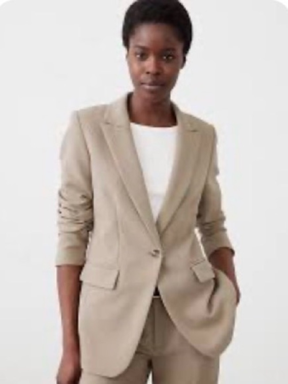 BANANA REPUBLIC FACTORY LONG AND LEAN BLAZER, SIZE 16